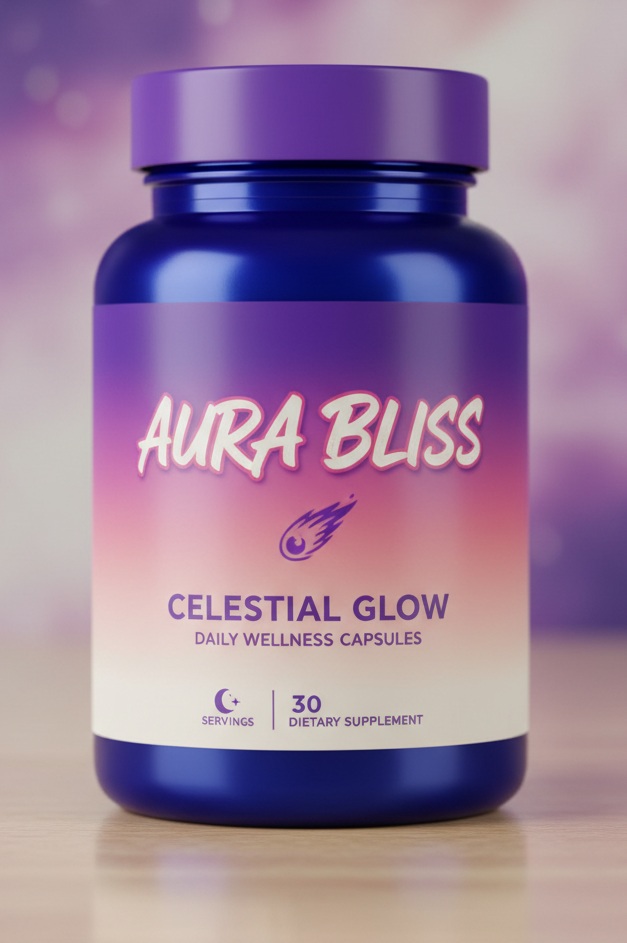 Aura Bliss plant-based formula bottle